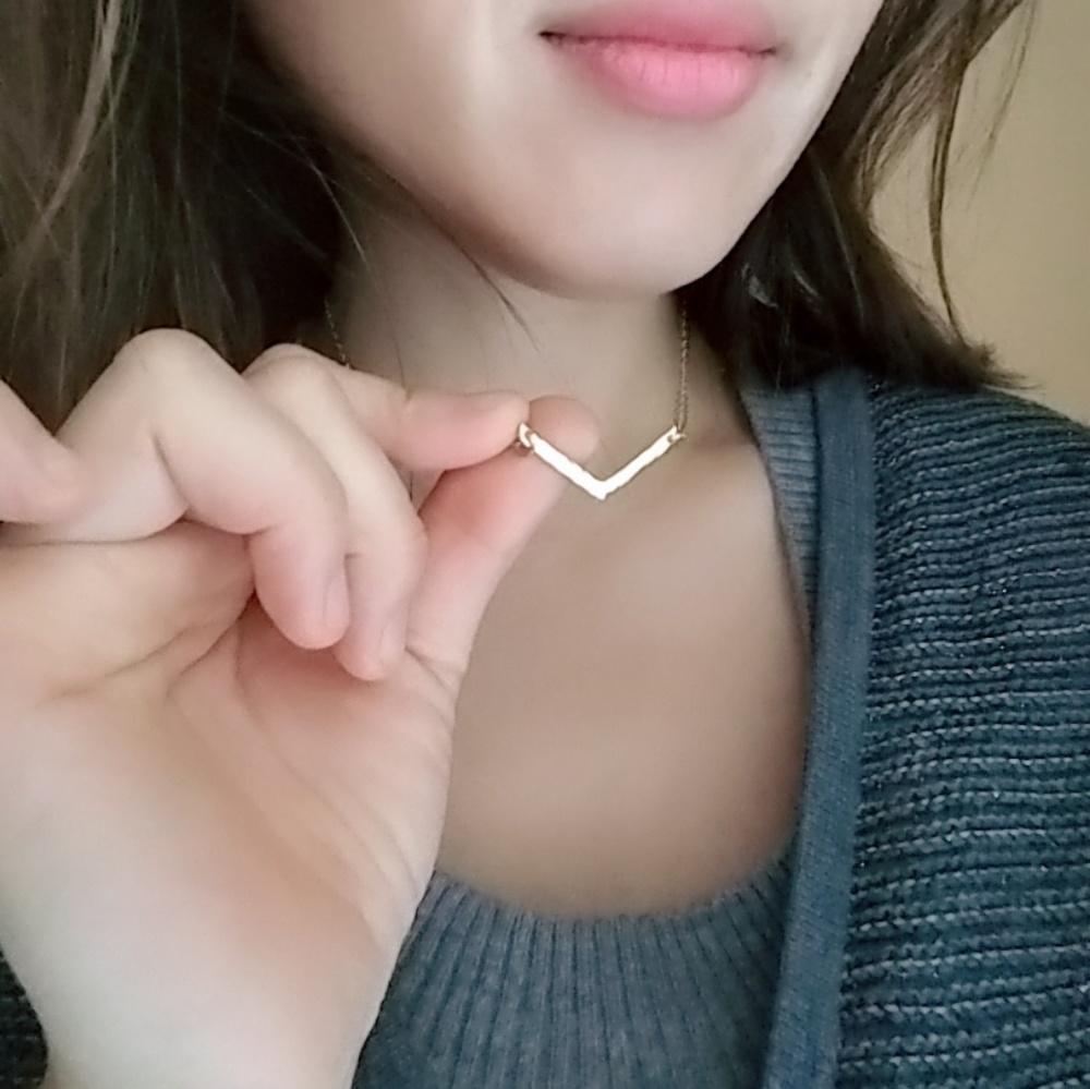 Gold plated necklace